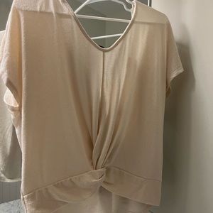 Francesca’s front twist and back tie unique top